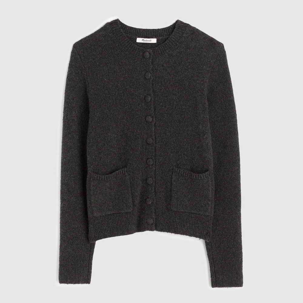 Madewell Charcoal Wool-blend Cardigan - Picture 13 of 13